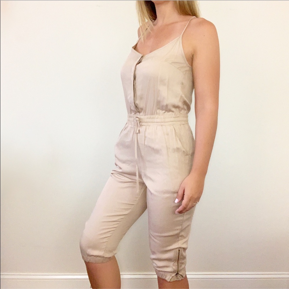 'Picchu' Zip Bottom Crop Jumpsuit